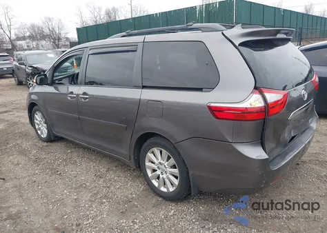 2015 Toyota Sienna Limited Premium 7 Passenger from USA, damaged, VIN 5TDDK3DC1FS098611